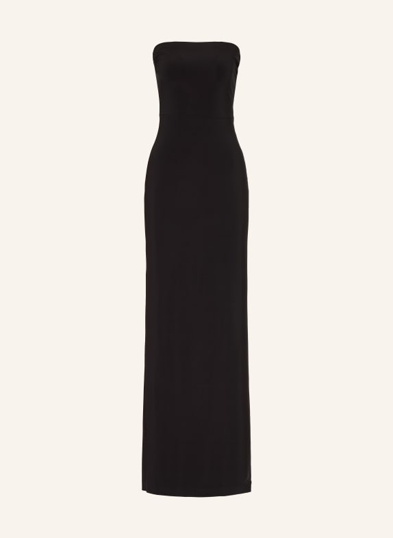 NORMA KAMALI Off-Shoulder-Kleid aus Jersey SCHWARZ