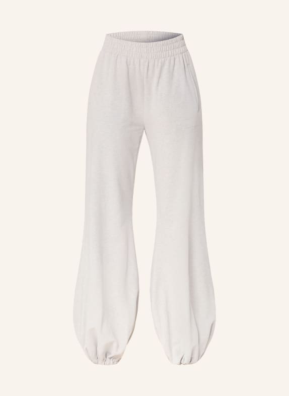 NORMA KAMALI pantalon de survêtement GRIS CLAIR