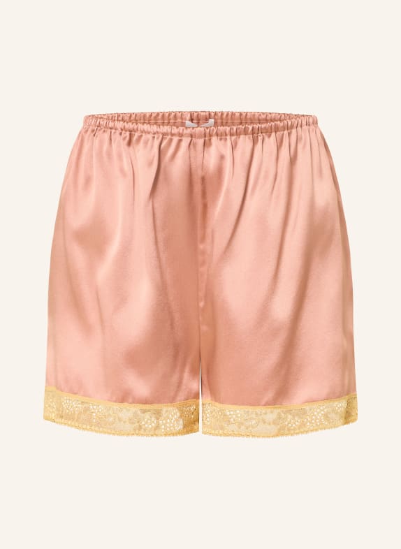 ERES Schlafshorts PRETTY aus Seide ROSÉ / GOLD