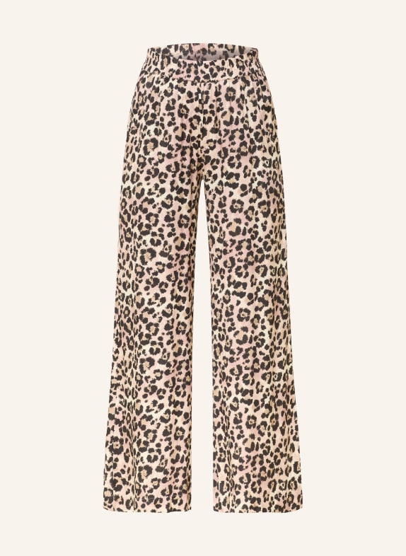 lilienfels Satijnen broek BEIGE / ROSÉ / ZWART