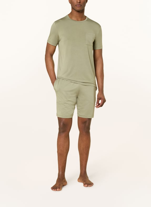 mey Loungeshorts JEFFERSON OLIVGRÖN