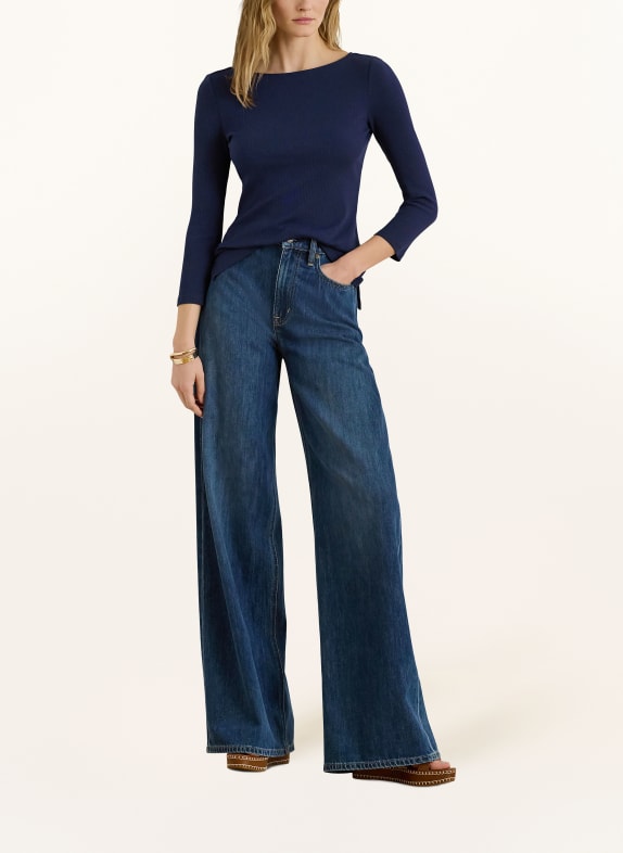 LAUREN RALPH LAUREN Shirt met 3/4-mouwen DONKERBLAUW