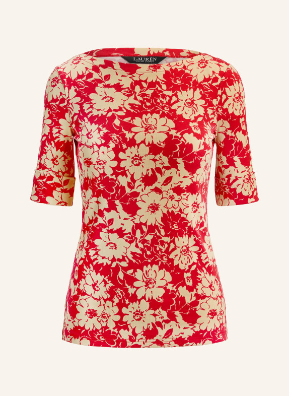 LAUREN RALPH LAUREN T-Shirt ROT / HELLBRAUN