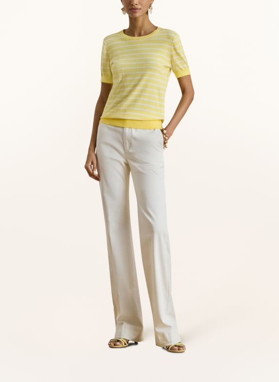 LAUREN RALPH LAUREN Gebreide trui GEEL / WIT