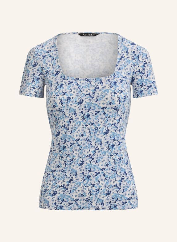 LAUREN RALPH LAUREN T-shirt WHITE / LIGHT BLUE / BLUE