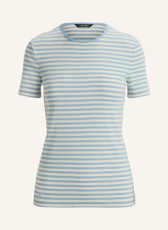 LAUREN RALPH LAUREN Koszulka SZARONIEBIESKI / ŻÓŁTY / BIAŁY