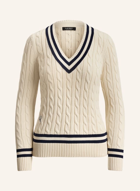 LAUREN RALPH LAUREN Trui CRÈME / DONKERBLAUW