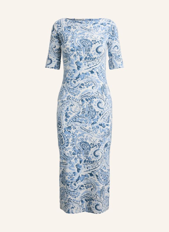 LAUREN RALPH LAUREN Jerseyjurk WIT / LICHTBLAUW