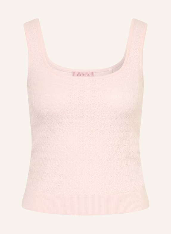 GUESS NINA knit top LIGHT PINK