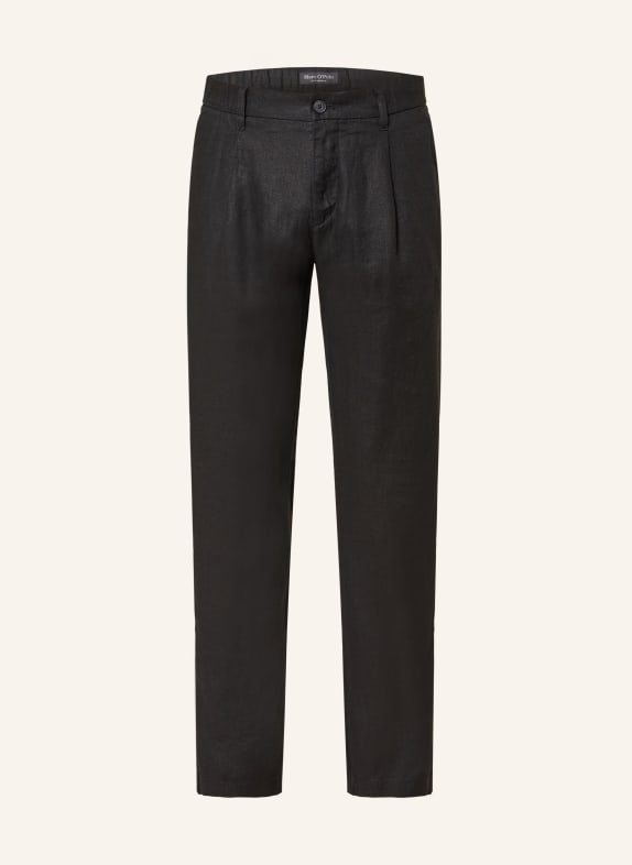 Marc O'Polo Linen chino tapered fit BLACK