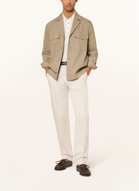 Marc O'Polo Overshirt mit Leinen GRAU