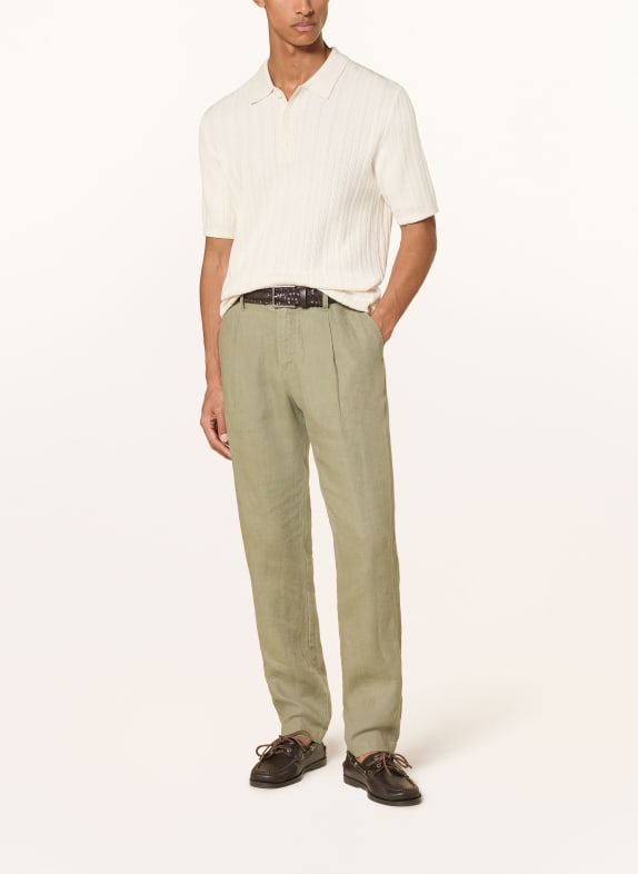 Marc O'Polo Linnechino OSBY Tapered Fit KHAKI