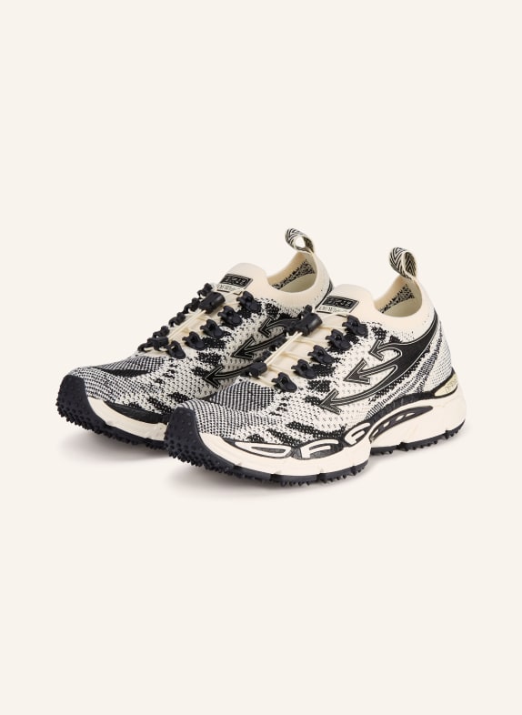 Off-White Sneaker BE RIGHT BACK ZWART / CRÈME