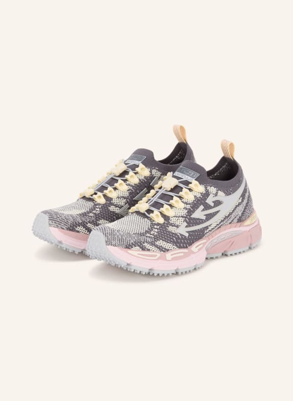 Off-White BE RIGHT BACK Sneakers DARK GRAY / ROSE / CREAM