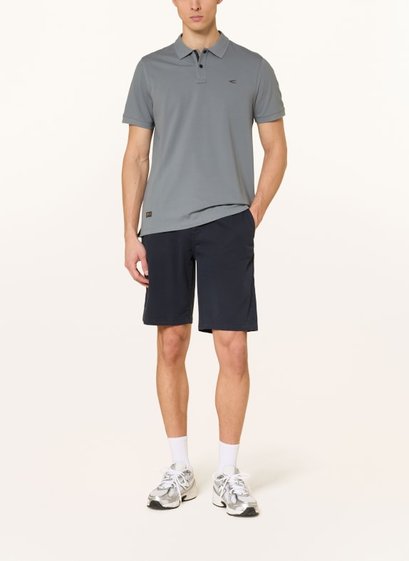 camel active Piqué poloshirt BLAUWGRIJS