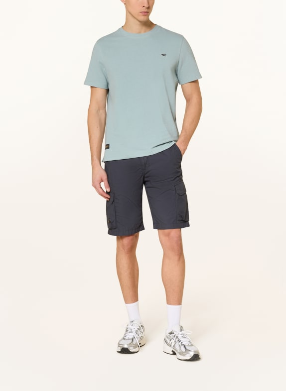 camel active T-shirt van badstof PETROL