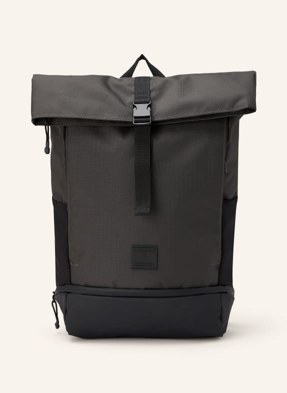 STRELLSON Rucksack NEW HAM EDDIE mit Laptop-Fach DUNKELGRÜN / SCHWARZ