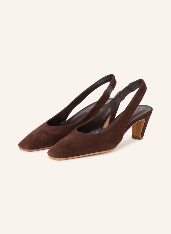 lilienfels Slingpumps DUNKELBRAUN