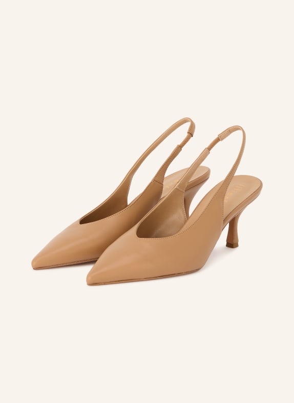 lilienfels Slingpumps HELLBRAUN