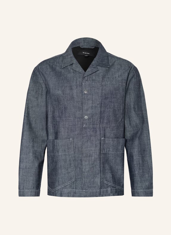 G-Star Dżinsowa koszula MARSEILLE GRANATOWY