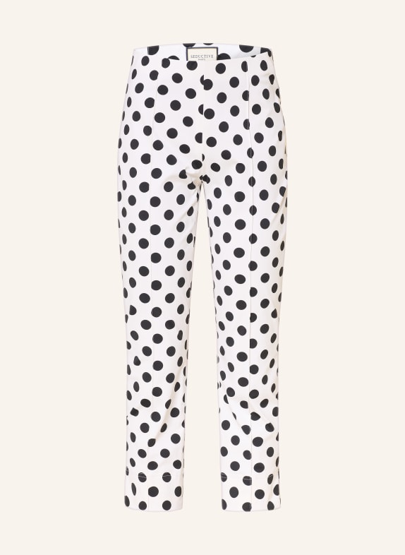 SEDUCTIVE 3/4-length pants WHITE / BLACK