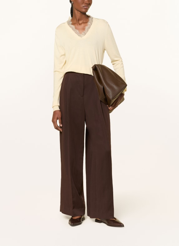 darling harbour Pullover mit Spitze butter yellow