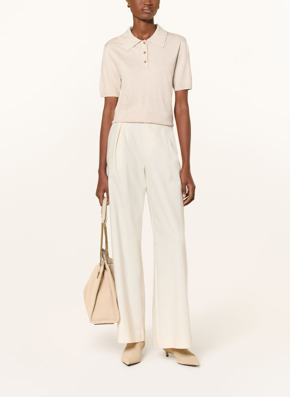 darling harbour Strick-Poloshirt Sand Melange