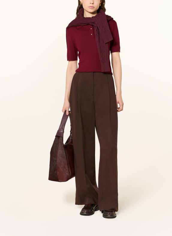 darling harbour Strick-Poloshirt WINE