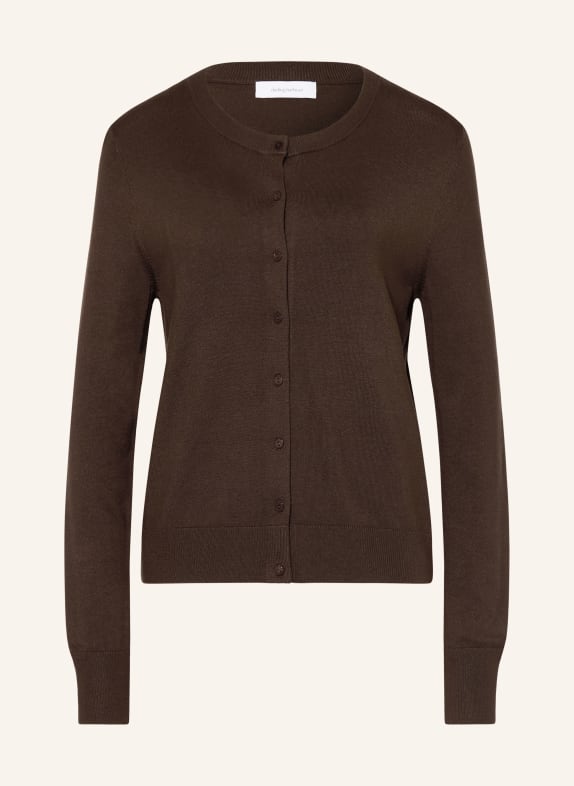 darling harbour cardigan DARK BROWN