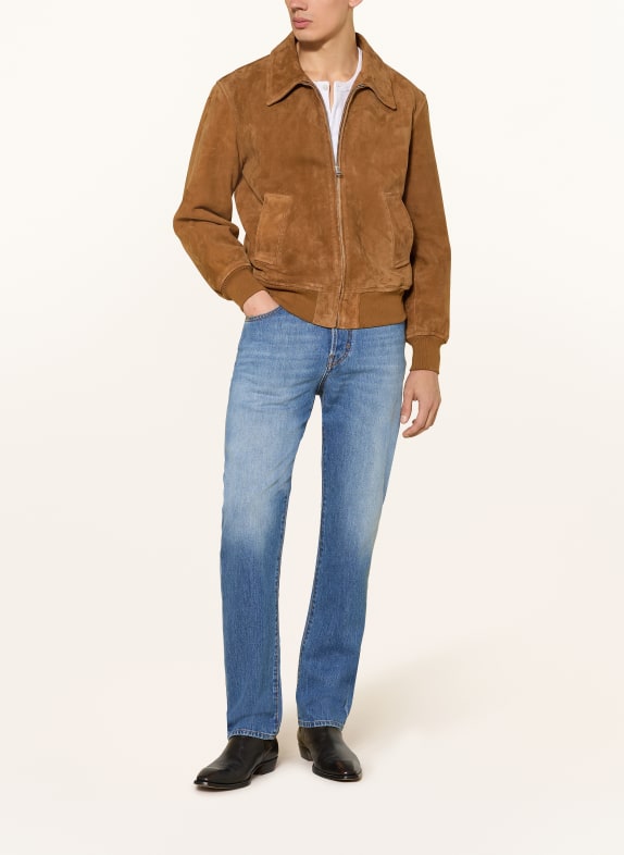 JACOB COHEN Jeans EDO Regular Straight Fit 200D MEDIUM BLUE