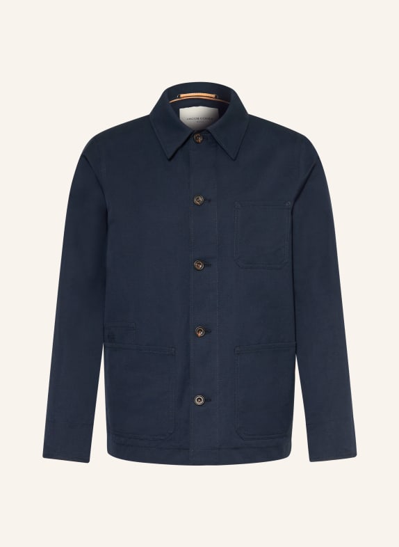 JACOB COHEN Płaszcz GRANATOWY