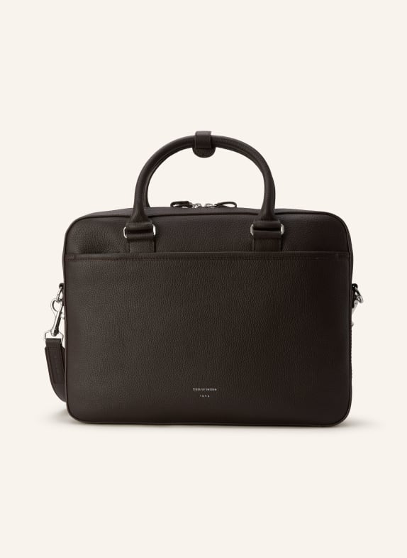 TIGER OF SWEDEN Laptoptas MARRON FONCÉ