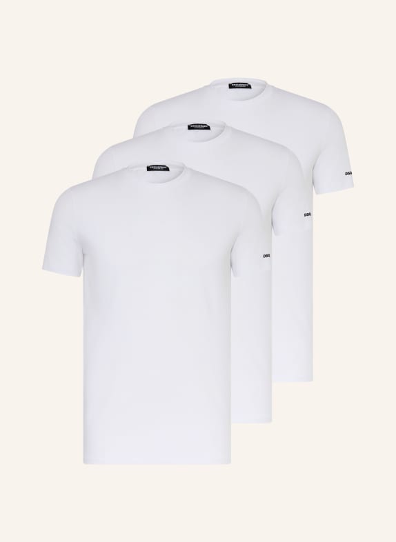 DSQUARED2 2er-Pack T-Shirts WEISS