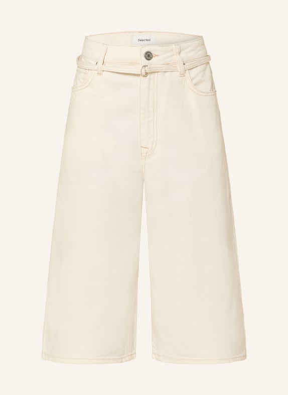 SELECTED Femme Jeans-Bermudas CREME