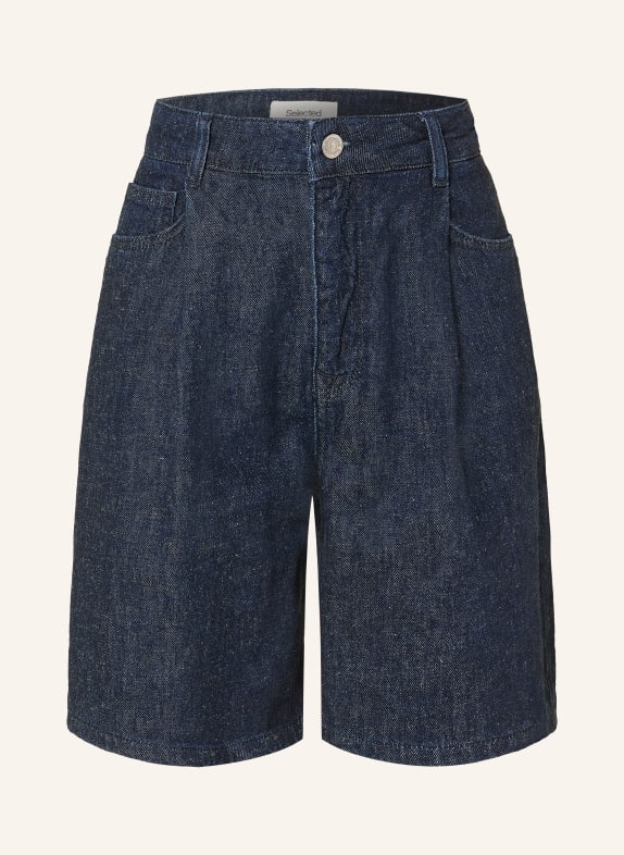SELECTED Femme denim shorts DARK BLUE DENIM