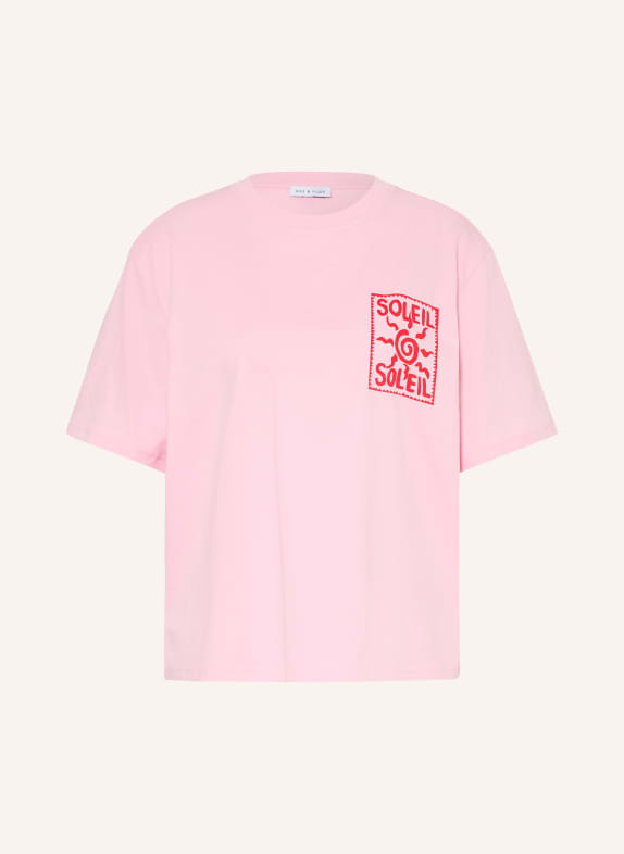 MRS & HUGS T-shirt ROSE / ROUGE