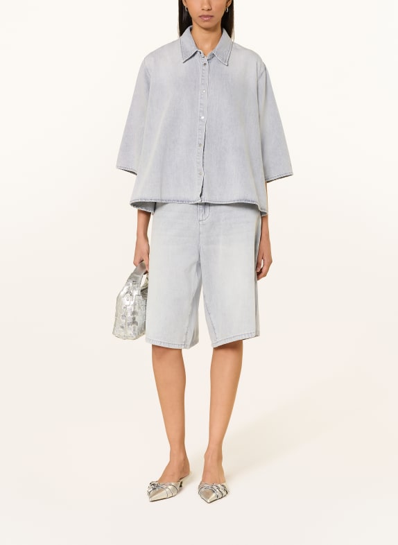 ELIAS RUMELIS Overhemdblouse KATALEA met 3/4-mouwen LICHTBLAUW