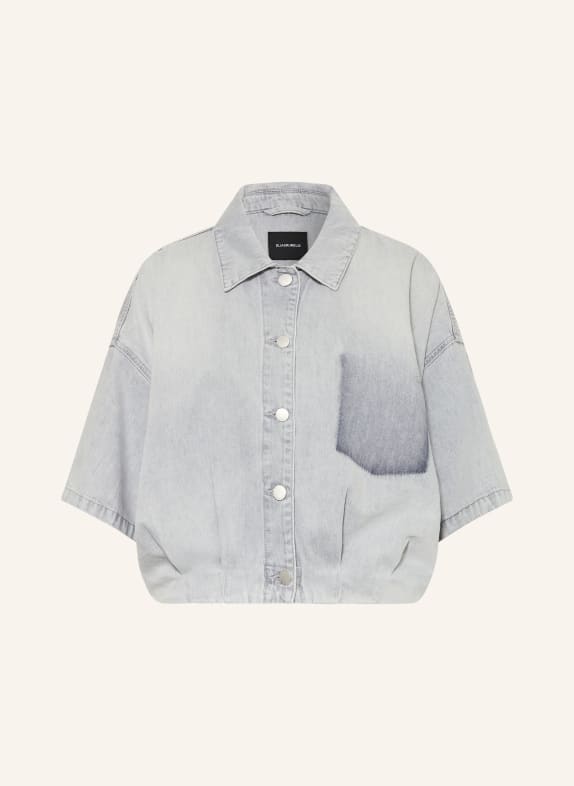 ELIAS RUMELIS CELESTE denim jacket with 3/4 sleeves 1130 marble grey