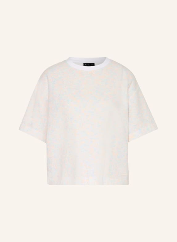 ELIAS RUMELIS Sweter z dzianiny ANDRA BIAŁY / POMARAŃCZOWY / JASNONIEBIESKI