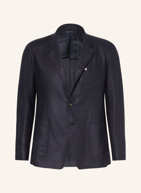 TAGLIATORE Zijden colbert, slim fit DONKERBLAUW