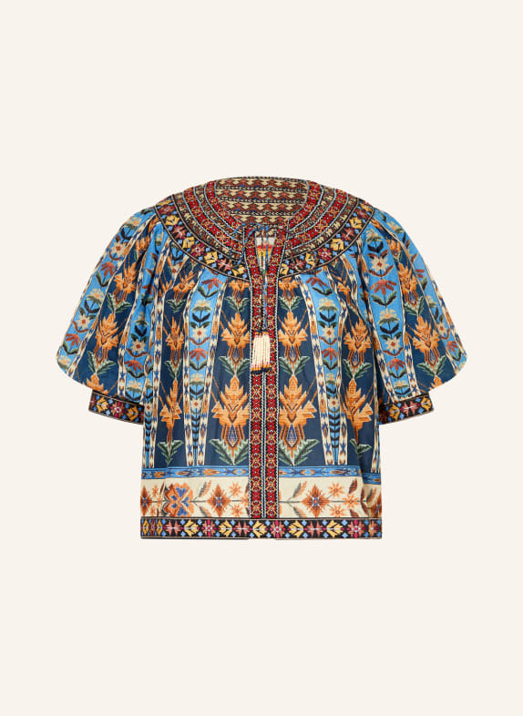 FARM RIO koszulka z dekoltem w serek JASNONIEBIESKI / CZERWONY / GRANATOWY