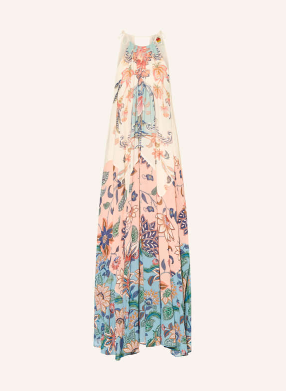 FARM RIO Jurk BOHO CRÈME / LICHTROOD / TURQUOISE