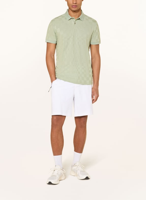 BOSS Strick-Poloshirt SPIRIT GRÜN