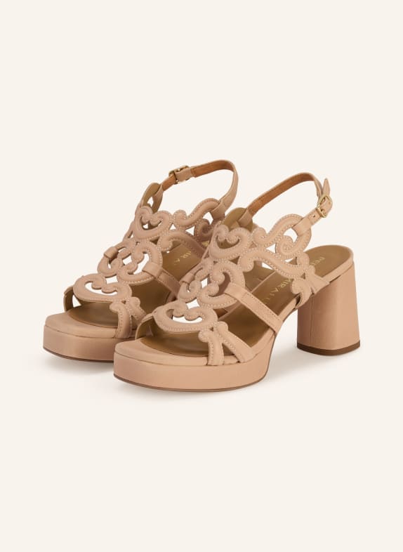 PEDRO MIRALLES Sandales ATENEA avec découpes BEIGE