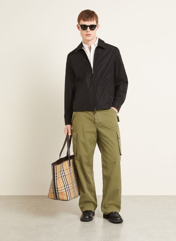 BURBERRY Bunda BLOOMSBURY ČERNÁ