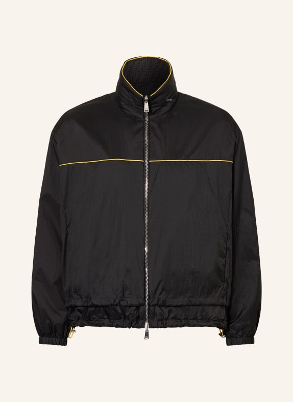 FENDI Blouson zum Wenden SCHWARZ / DUNKELGRAU