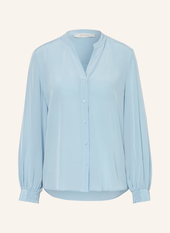 HERZENS blouse LICHTBLAUW