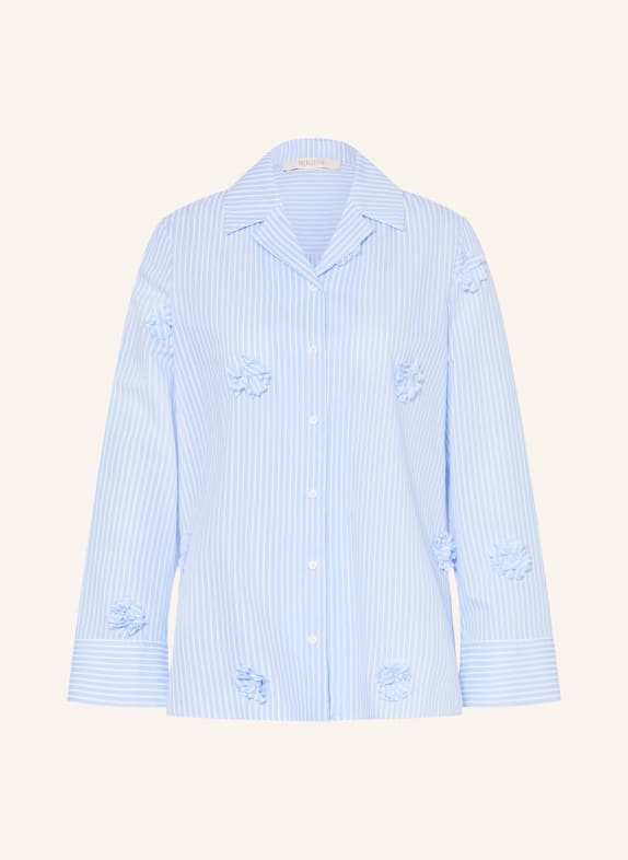 HERZENS blouse LIGHT BLUE / WHITE