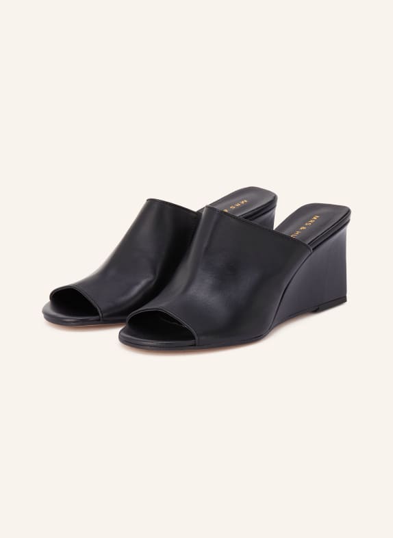 MRS & HUGS Wedge heels BLACK