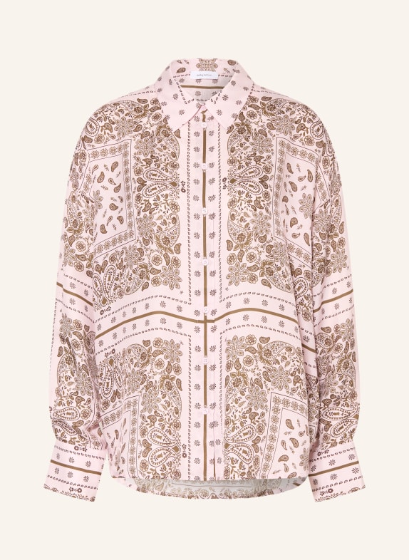 darling harbour Chemisier en soie Bandana print rose